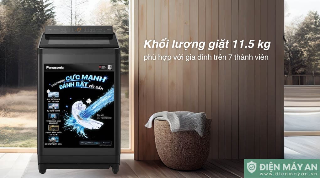 Máy giặt Panasonic Inverter 11.5 Kg NA-FD115X3BV